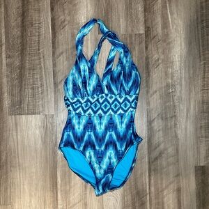 La Blanca Desert Mirage Surplus Cross Strap One Piece Swimsuit - 6